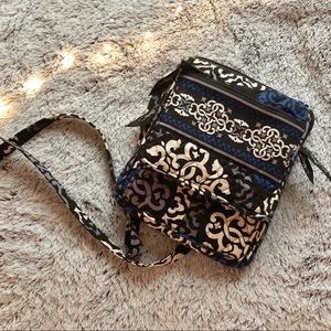 Vera Bradley Hipster Canterberry Cobalt Purse